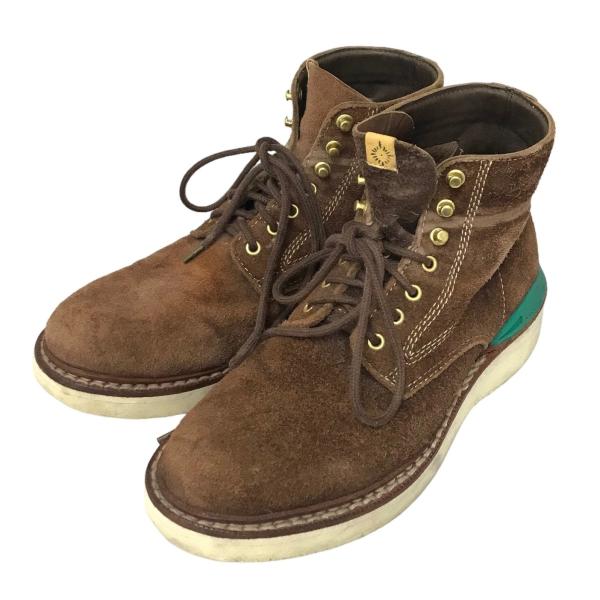 ビズビム VISVIM 「VIRGIL BOOTS FOLK」スウェードブーツ ブラウン サイズ：U...