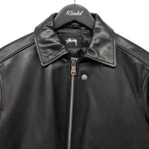 【値下げ】stussy 「LEATHER FL...の詳細画像2