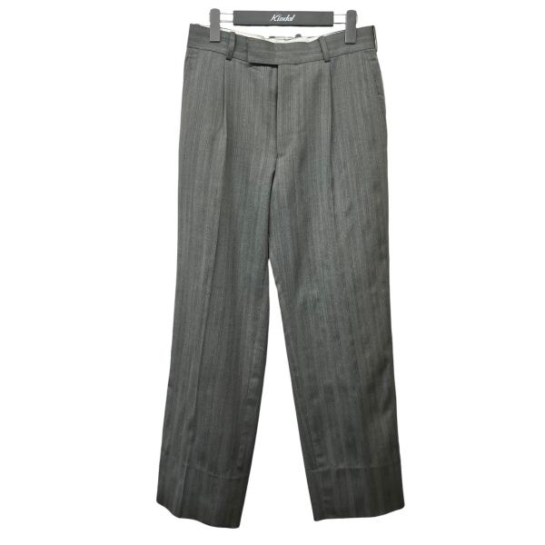 マーティーアンドサンズ MAATEE＆SONS 撚杢ヘリンボーン setup trouser 2 M...
