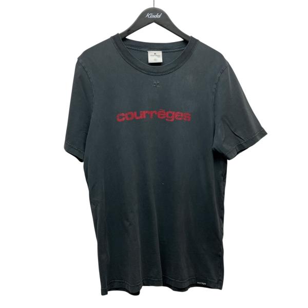 クレージュ courreges ロゴプリントTシャツ 125JTS008JS0109B168 グレー...