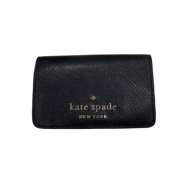 【値下げ】Kate spade ステイシーキーホルダー キーケース ブラック (なんばウォーク店)