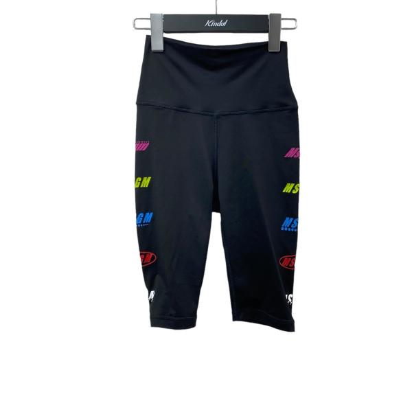 【値下げ】MSGM ACTIVE レギンス スパッツ ブラック サイズ：XS (NAMBAなんなん店...