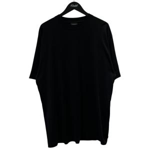 バレンシアガ BALENCIAGA 無地Tシャツ 756375 ブラック サイズ：L