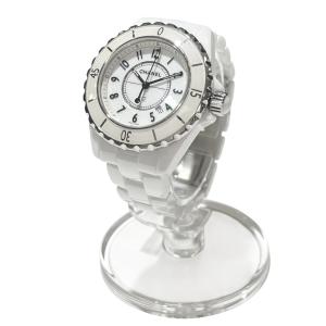 シャネル CHANEL ホワイトセラミック クォーツ ウォッチ H0968 CE ／CE J12