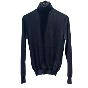 プラダ PRADA 無地 タートルネックニット UMR208 ネイビー サイズ：44