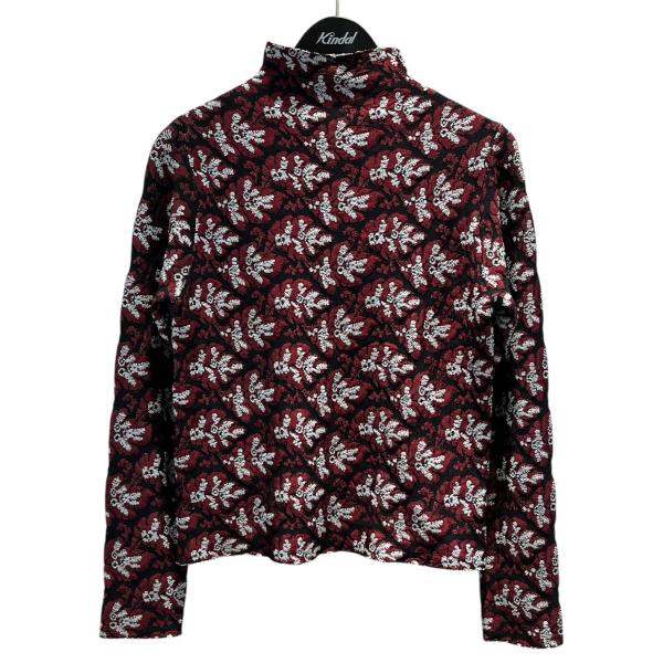 サハラ sahara Leaf Jacquard Knit ハイネックニット 01-KN0003-2...