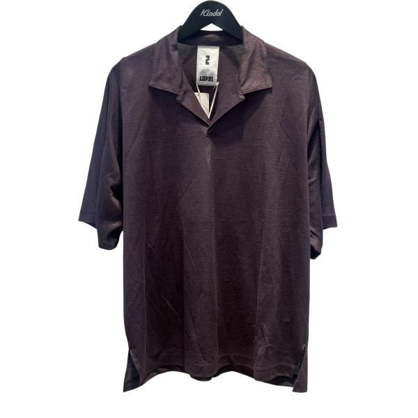 ループ315 LOOP315 100％ RAMIE PIQUE POLO SHIRT 無地 ポロシャ...