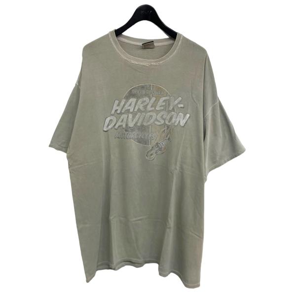 ハーレーダビッドソン HARLEY-DAVIDSON クルーネックTシャツ ライトグリーン サイズ：...