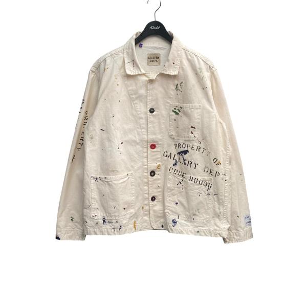 【値下げ】GALLERY DEPT 24SS EP overshirt ペイントデザインシャツ アイ...