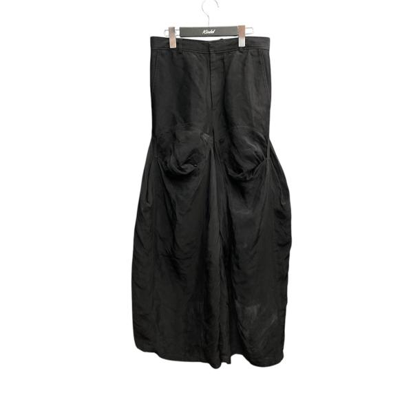 【値下げ】Y． PROJECT デザインニーワイドパンツ ブラック サイズ：XXS (EC)