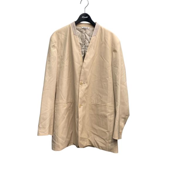 【値下げ】AURALEE SUPER FINE TROPICAL WOOL NO COLLAR JA...