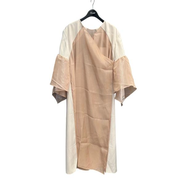 【値下げ】Jens ドッキングシアーロングドレス JNS-10067 ピンク サイズ：Free (栄...