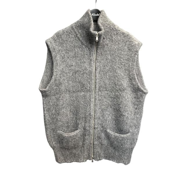マーティーアンドサンズ MAATEE＆SONS 24AW 畔ひょっとこ起毛 JIP VEST ジップ...