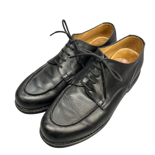 パラブーツ PARABOOT CHAMBORD ACTEM Uチップシューズ 76606 ブラック ...