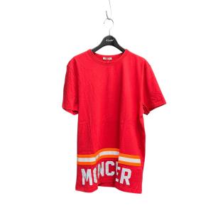 モンクレール MONCLER MAGLIA T-SHIRT 半袖カットソー F10918C73920 レッド サイズ：M