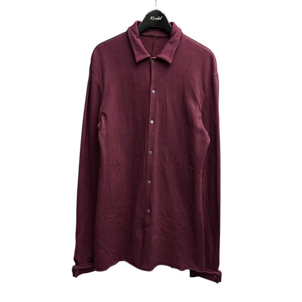 【値下げ】m．a+ ロングシャツ ボルドー (栄サウスピークス店)