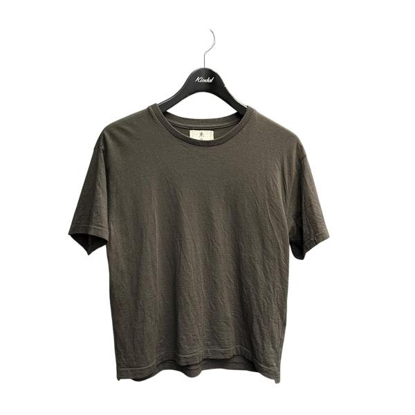 【値下げ】糸と色 羊毛Tシャツ ショートスリーブ 半袖カットソー iti-10 チャコールグレー サ...