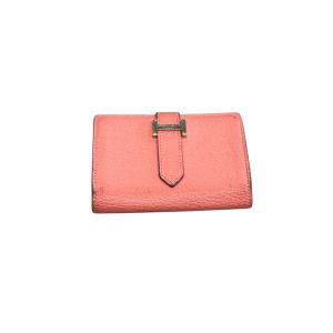 エルメス HERMES ベアンミニ Y刻印 二つ折財布 ピンク