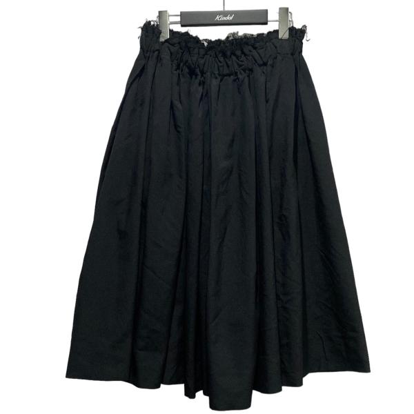 コムデギャルソン COMME des GARCONS カットオフ ギャザースカート ブラック サイズ...