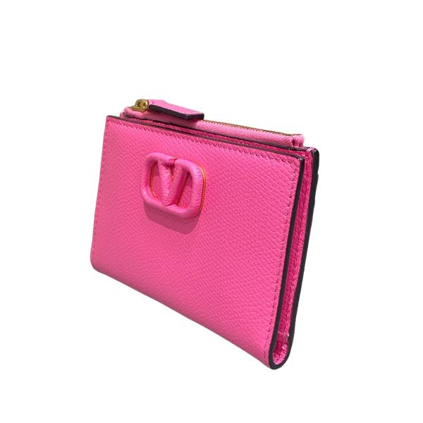 ヴァレンチノ カード・コインケースウォレット 二つ折り財布 ピンク VALENTINO