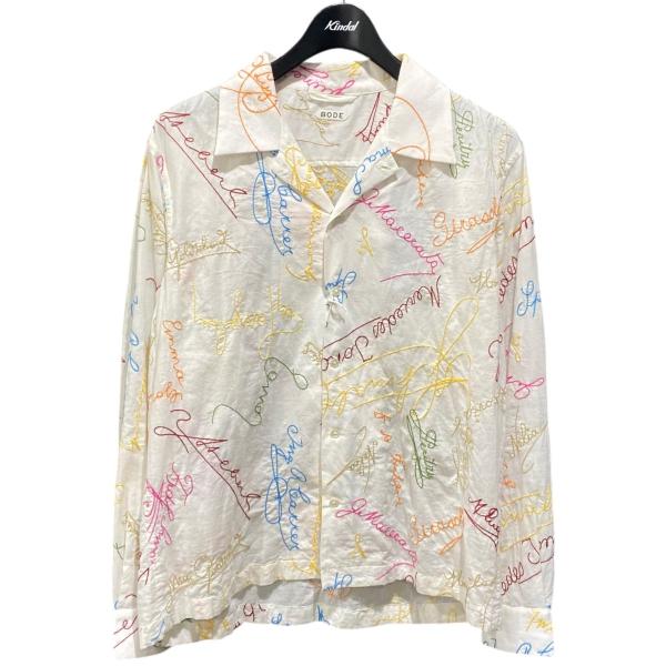ボーディ BODE SIGNATURE SCRAWL SHIRT MRS25SH015 マルチカラー...