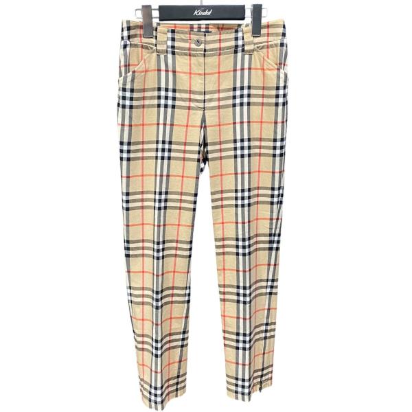 バーバリーロンドン BURBERRY LONDON ノバチェックパンツ FQA87-050-50 ベ...