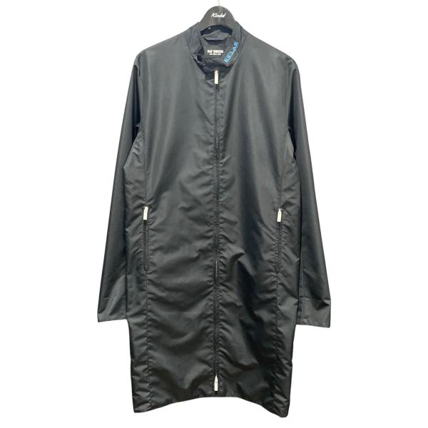 ラフシモンズ RAF SIMONS 20AW ジップアップナイロンコート 202 716 ブラック ...