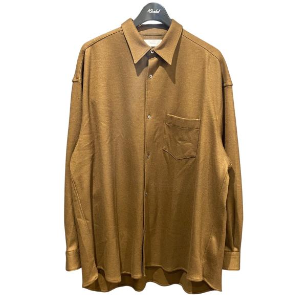 グラフペーパー Graphpaper Wool Smooth Flannel Oversized R...