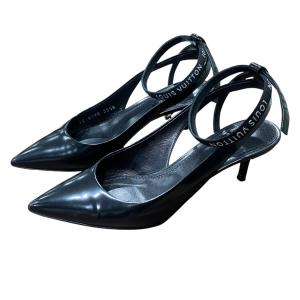 LOUIS VUITTON ミドルヒールパンプス TC0198 ブラック サイズ：35 1/2 (なんばウォーク2号店)