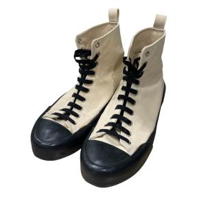 ジルサンダー JIL SANDER ハイカットスニーカー ベージュ サイズ：40