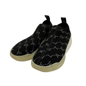 STELLA McCARTNEY ロゴ柄 スニーカー ブラック サイズ：38 (堅田店)