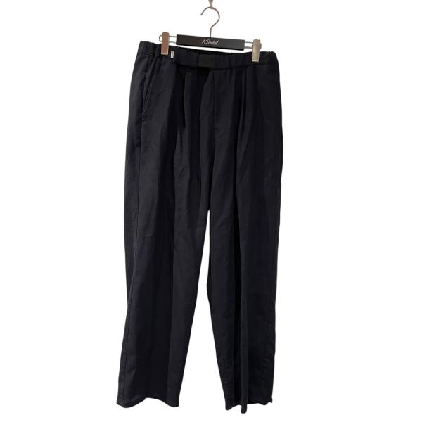 グラフペーパー Graphpaper ワイドパンツ GM192-40515R ネイビー サイズ：fr...