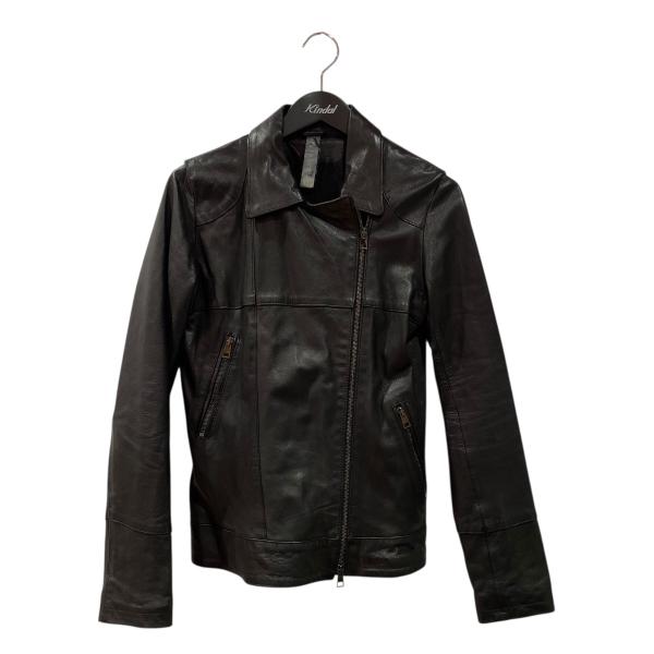 【値下げ】GIORGIO BRATO レザージャケット GDYX020 ブラック サイズ：42 (名...