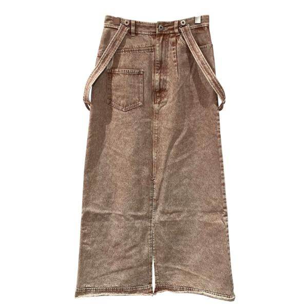 アメリ AMERI MEDI INVERT SUSPENDER DENIM SKIRT デニムスカー...