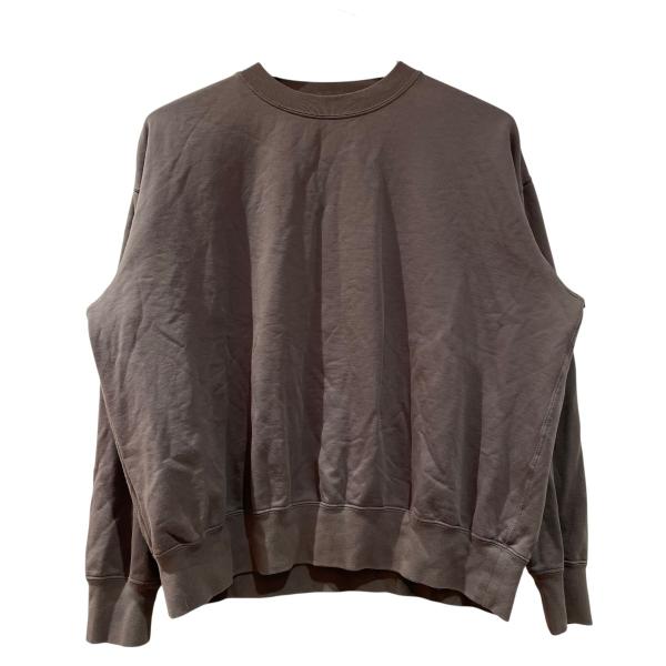 オーラリー AURALEE ELASTIC HIGH GAUGE SWEAT P O クルーネックス...