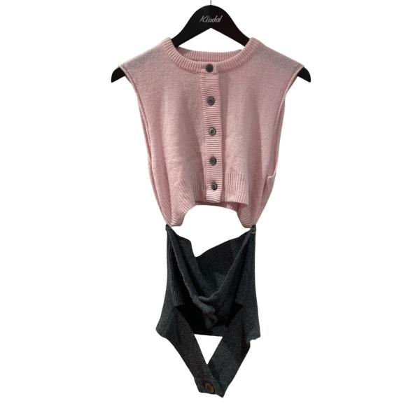 ケイル KAYLE WOOL KNIT VEST WAIST WARMER SET ニットベスト K...