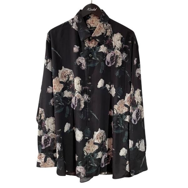 ラッドミュージシャン LAD MUSICIAN FLOWER BIG SHIRTS 総柄 長袖シャツ...