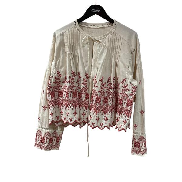 ヌキテパ ne quittez pas Crimp Cotton Anglaise Embroide...
