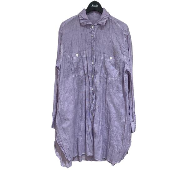 【値下げ】PLEATS PLEASE プリーツシャツ PP11-PJ953 パープル サイズ：3 (...