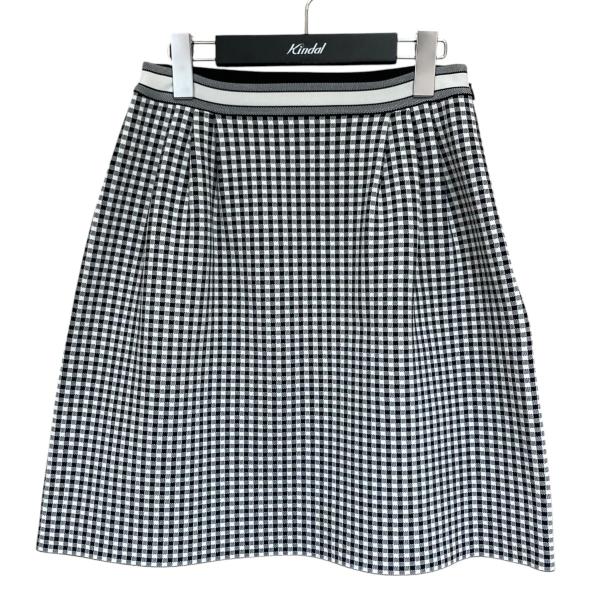 クリスチャンディオール Christian Dior ギンガムチェックスカート 344J10AM53...
