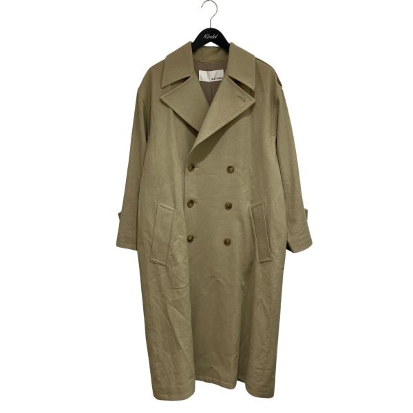 【値下げ】Whim Gazette コットンシルクロングコート トレンチコート WGZ1041108...
