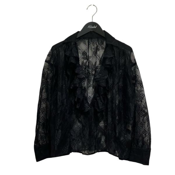 【値下げ】maturely Lace Ruffle Blouse 長袖レースブラウス 13-11-0...