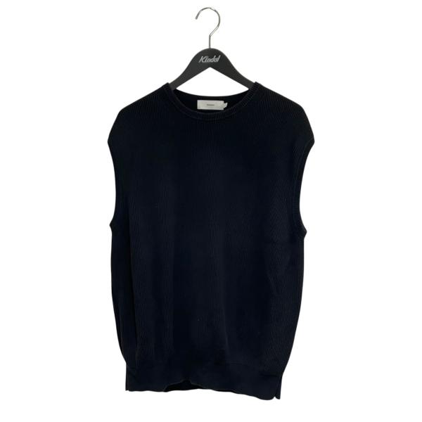 グラフペーパー Graphpaper High Density Cotton Knit Vest ニ...