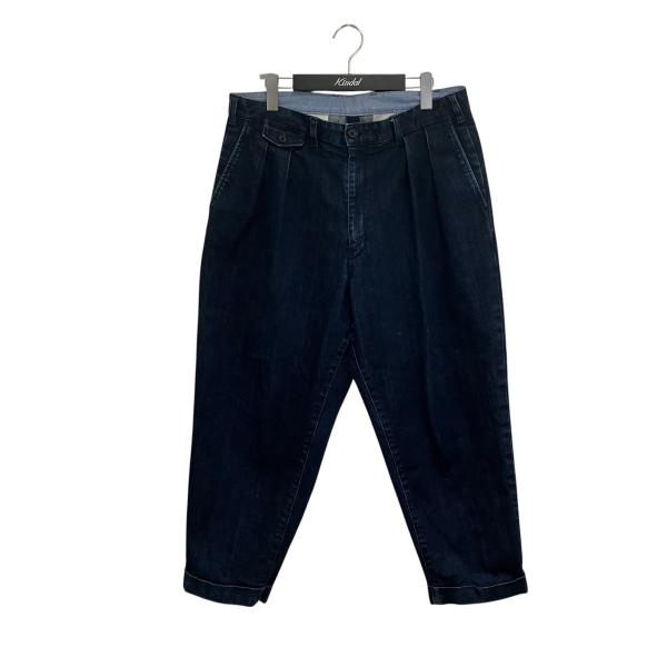 ビームスプラス BEAMS PLUS 2 Pleats Tapered Denim デニムパンツ 3...