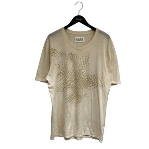メゾンマルジェラ Maison Margiela ここのえタグ 半袖Tシャツ 05402 アイボリー サイズ：50