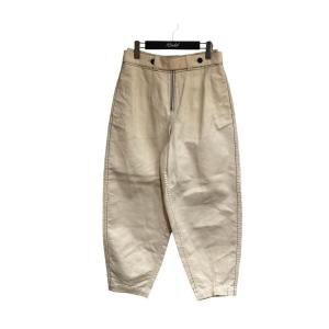 ジルサンダー JIL SANDER ベルトパンツ JSPS311205WS24160011 アイボリー サイズ：34