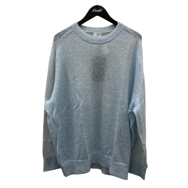 ウル URU Crew neck knit クルーネックニット 24SUK03 ブルー サイズ：2