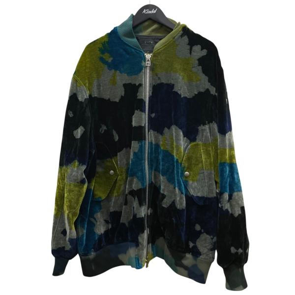 サイトヨウジヤマモト s’yte TIE-DYE VELVET BIG MA-1 オーバーサイズジャ...