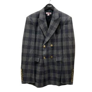 エムエーエスユー MASU GLEN PLAID TAILORED JACKET ダブルジャケット MFFW JK0223 サイズ：46