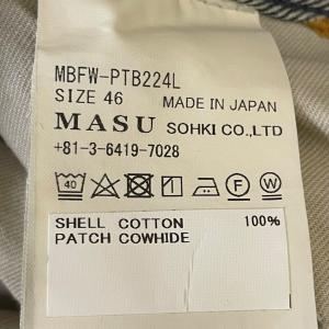【値下げ】MASU FEATHER BAGGY...の詳細画像5